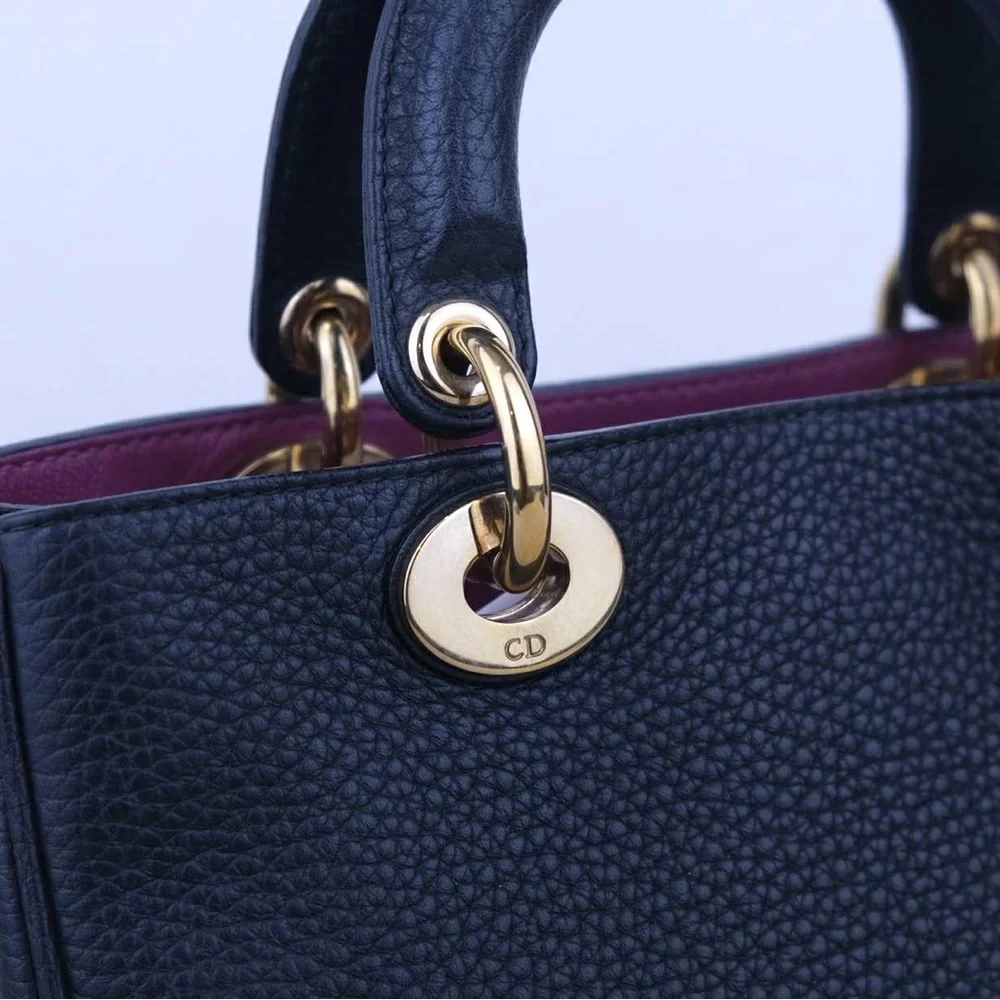 Dior Diorissimo Black Mini Bag with crossbody strap - Picture 9 of 16